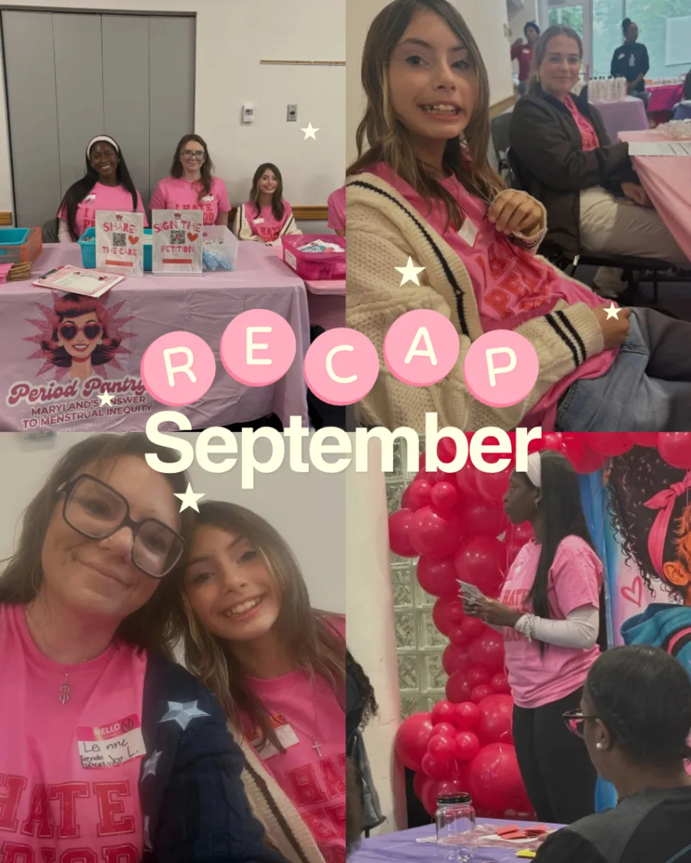 A community event recap collage showing volunteers at a resource table and people gathering together.